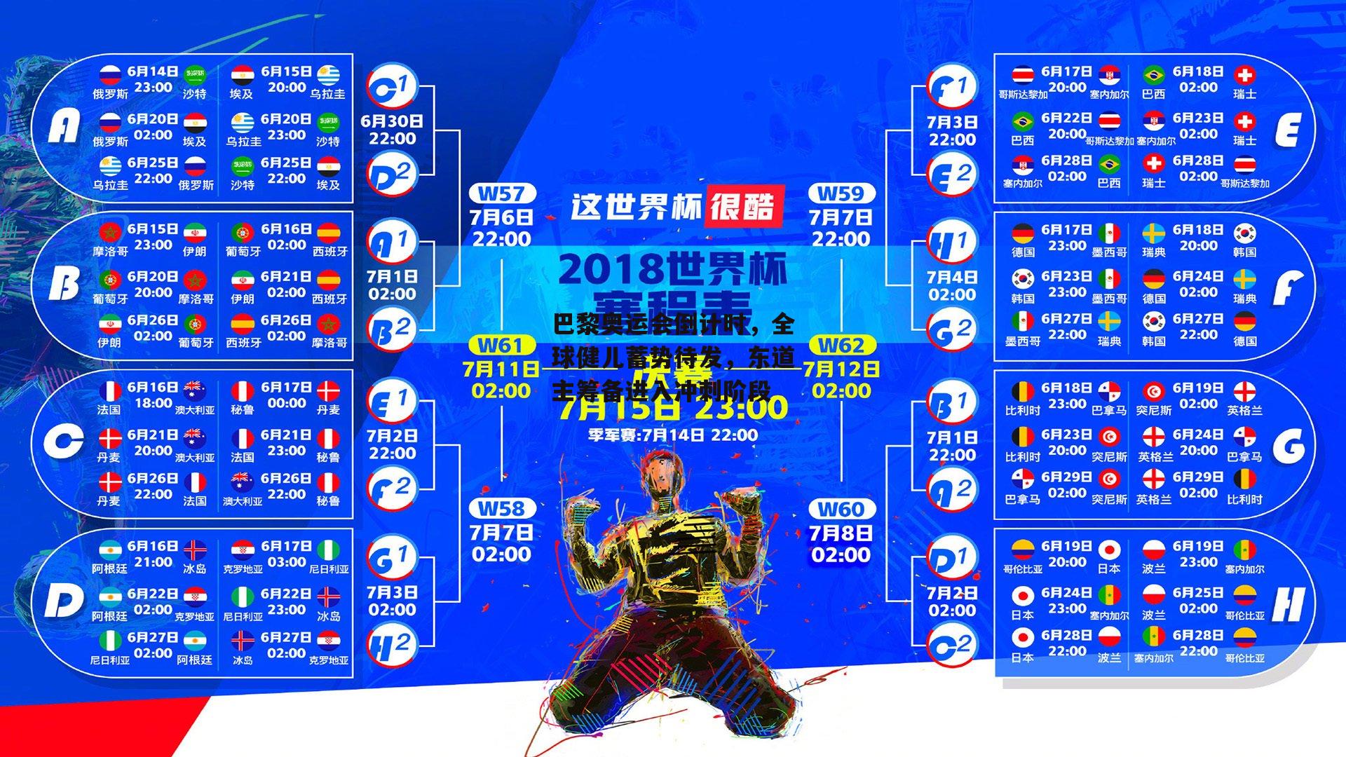 巴黎奥运会倒计时，全球健儿蓄势待发，东道主筹备进入冲刺阶段